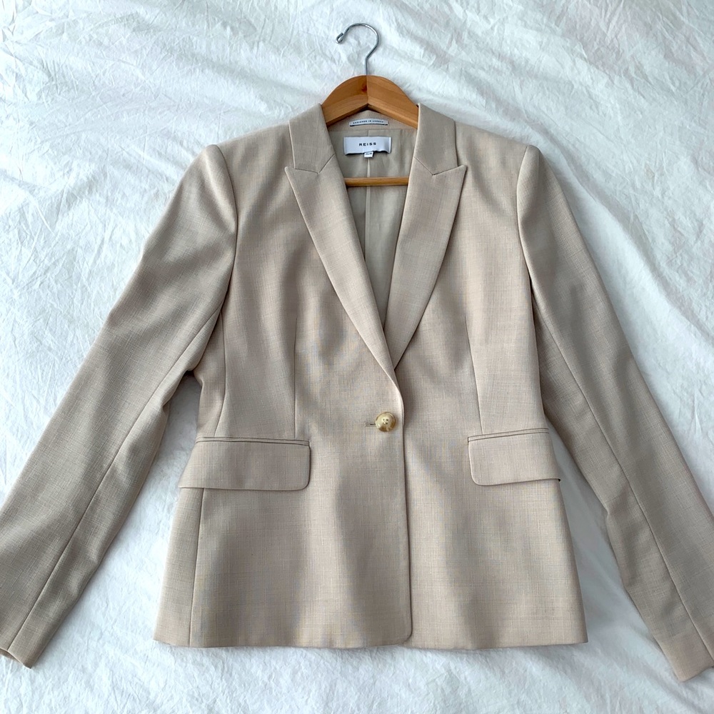 Reiss “Tanya” Wool-Blend Blazer